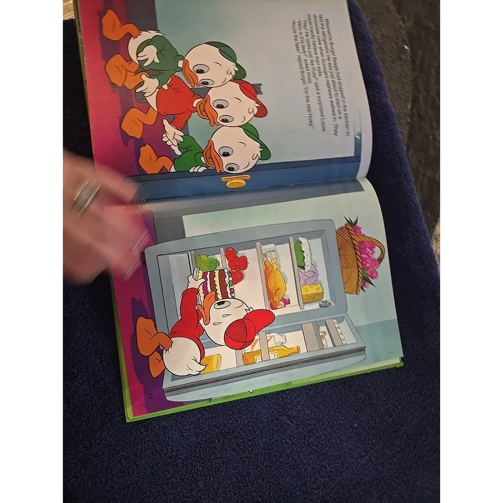 Disney DUCK TALES BOOK 1989‎ Masters of the Genie & Send in the Clone VINTAGE